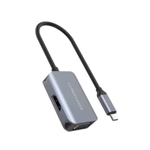 Hub Chuyển Đổi Hyperdrive Hdmi/Vga 4K60Hz 2 In 1 Usb - C Hd - C2Hv