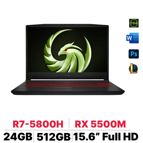 Laptop Gaming Msi Bravo 15 B5Dd - 264Vn - Cũ Trầy Xước