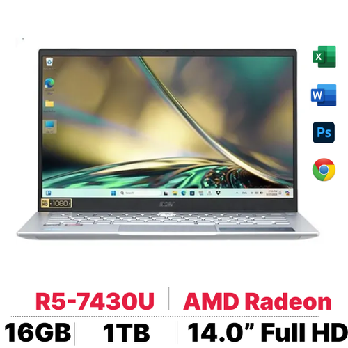 Laptop Acer Swift Go 14 Sfg14 - 41 - R251 Nx.kg3Sv.005 - Cũ Đẹp