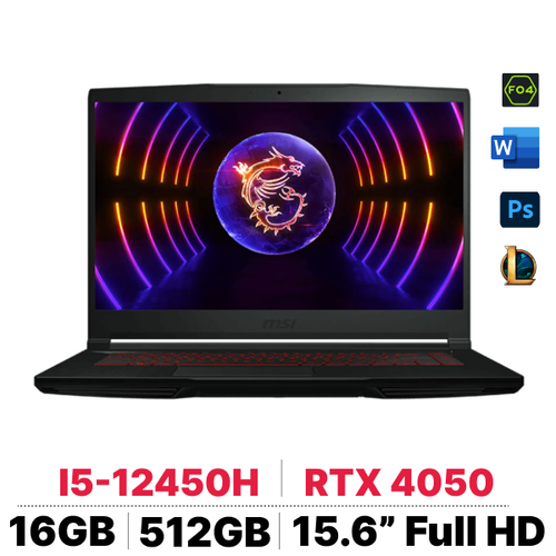 Laptop Msi Gaming Gf63 12Ve - 460Vn - Cũ Trầy Xước