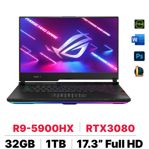 Laptop Asus Rog Strix Scar 17 733Qs - Cũ Xước Cấn