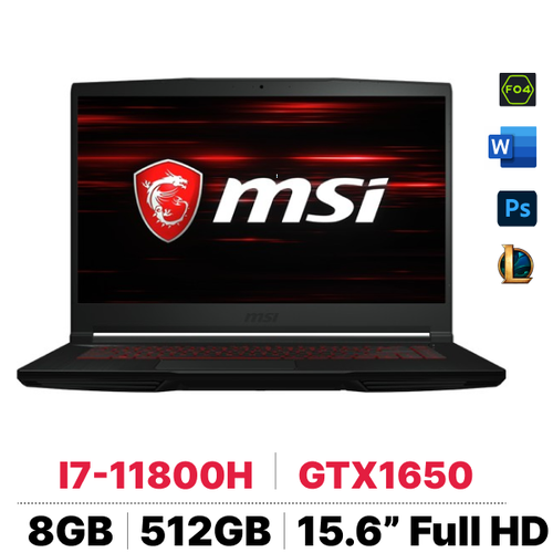 Laptop Gaming Msi Gf63 Thin 11Sc 662Vn - Cũ Trầy Xước