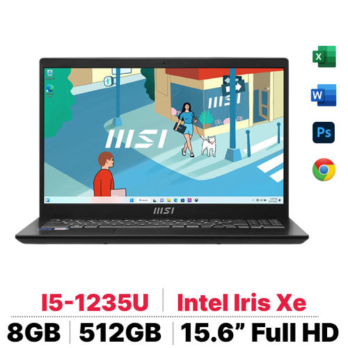 Laptop Msi Modern 15 B12Mo - 625Vn - Cũ Đẹp