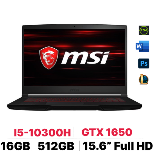 Laptop Msi Gaming Gf63 Thin 10Scxr - 1218Vn - Cũ Trầy Xước