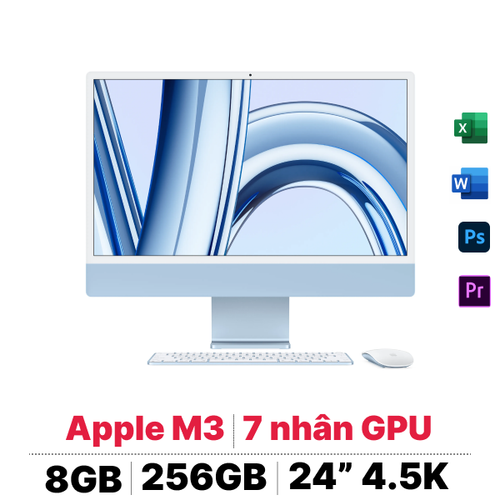 Imac M3 24 Inch 8Gb 256Gb 8Gpu - Đã Kích Hoạt