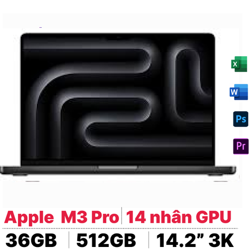 Macbook Pro 14 M3 Pro 2023 11 Cpu - 14 Gpu 36Gb - 512Gb - Đã Kích Hoạt