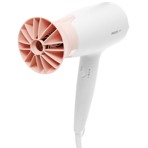 Máy sấy tóc Philips BHD300/10 - Trắng Hồng, 1600W, Có Tính Năng Cool Shot, Bảo Vệ Chống Quá Nhiệt