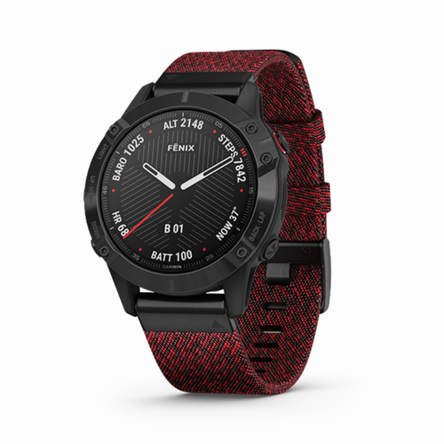 Đồng Hồ Garmin Fenix 6 Sapphire Dây Nylon - Cũ Trầy Xước