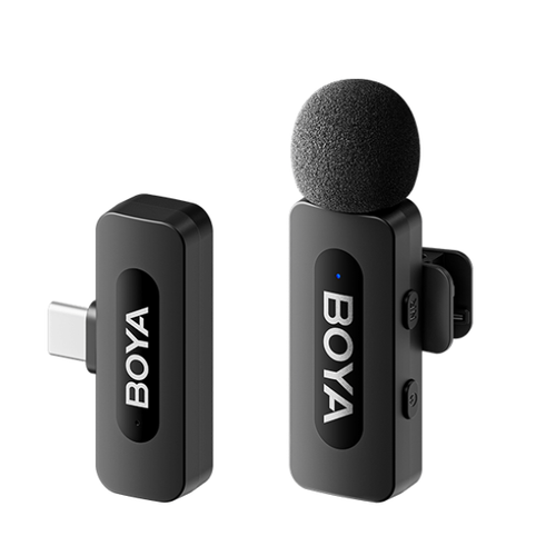 Microphone Thu Âm Không Dây Boya By - V10 V2.0