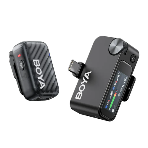 Microphone Thu Âm Không Dây Boya Mic 2 ( 1Tx + 1Rx )