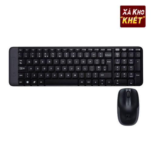 Combo Bàn Phím Chuột Không Dây Logitech Mk220 - Hàng Chính Hãng