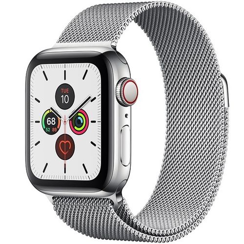 Apple Watch Series 5 44Mm (4G) Viền Thép Dây Thép - Cũ Xước Cấn