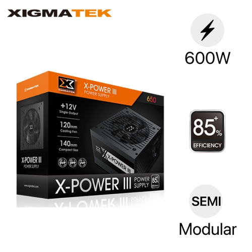 Nguồn Máy Tính Xigmatek X - Power Iii Iii 650 600W