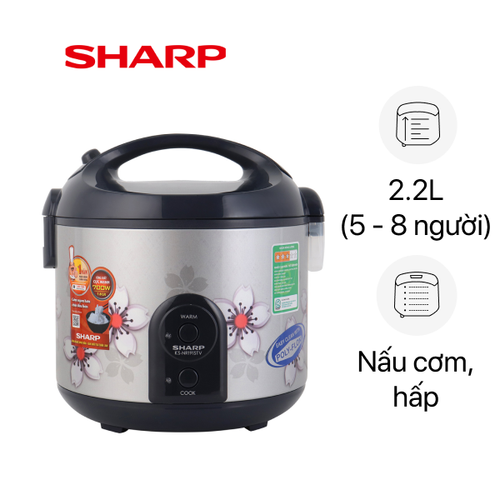 Nồi Cơm Điện Nắp Gài Sharp Ks - R231Stv "Ss" 2.2L