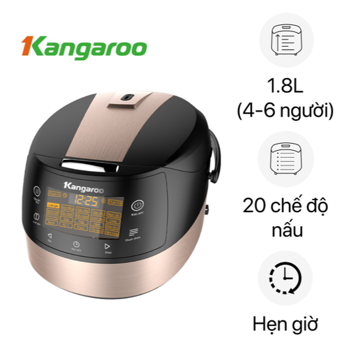 Nồi Cơm Điện Tử Kangaroo Kg18Dr8 1.8L - Cũ