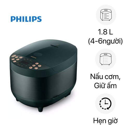 Nồi Cơm Điện Philips Hd4518/62 1.8L