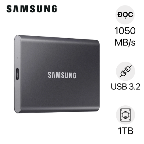 Ổ Cứng Di Động Ssd Samsung T7 Portable 1Tb