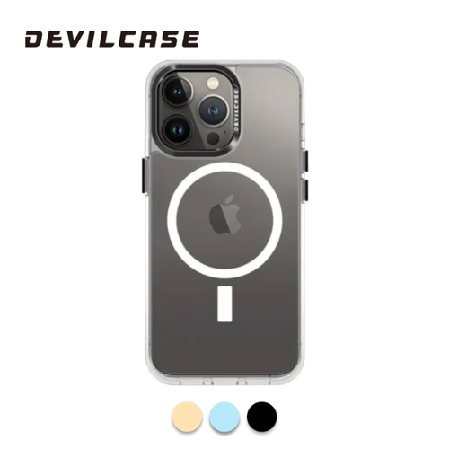 Ốp Lưng Iphone 13 Pro Devilcase Bản Tiêu Chuẩn Hỗ Trợ Sạc Magsafe Trong Suốt Viền Camera