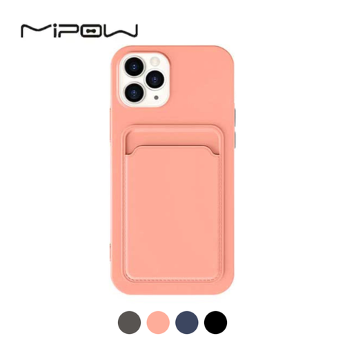 Ốp Lưng Iphone 15 Pro Max Mipow Card Holder Tpu + Pu Leather