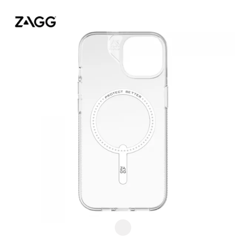 Ốp lưng iPhone 15 Zagg hỗ trợ sạc Magsafe ESNTL Clear