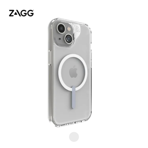 Ốp lưng iPhone 15 Zagg hỗ trợ sạc Magsafe Crystal Clear