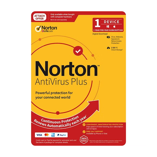 Phần Mềm Diệt Virus Norton Antivirus Nav Plus 2Gb 1U 1D