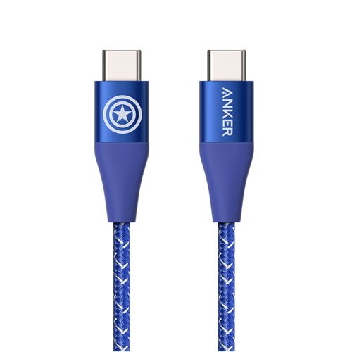 Cáp Anker Powerline Ii Usb - C To Usb - C (6Ft/1.8M) A9549 Phiên Bản Marvel - Cũ