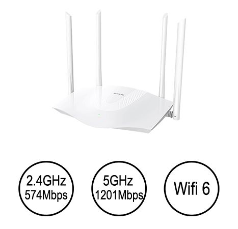 Router Wi - Fi 6 Gigabit Tenda Tx3 Băng Tần Kép Ax1800 - Cũ