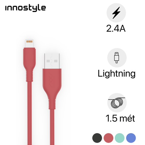 Cáp Innostyle Jazzy Lightning Mfi 1.5 Mét