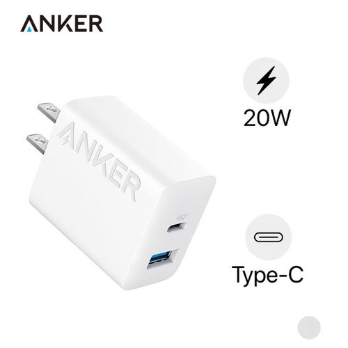 Củ Sạc Nhanh Anker 2 Cổng 1C1A/20W A2348