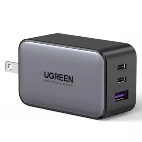 Củ Sạc Nhanh Ugreen Gan Nexode 3 Cổng ( Us 2C 1A ) 65W Cd244 10334