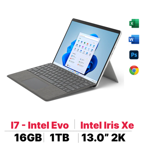 Surface Pro 8 Core I7 / 16Gb / 1Tb - Cũ Trầy Xước