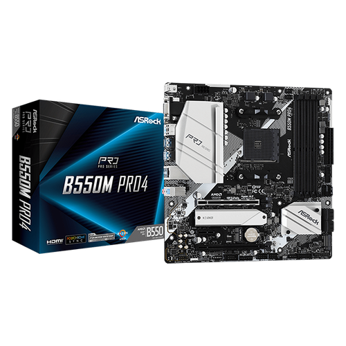 Mainboard Asrock B550M Pro 4 Ddr4