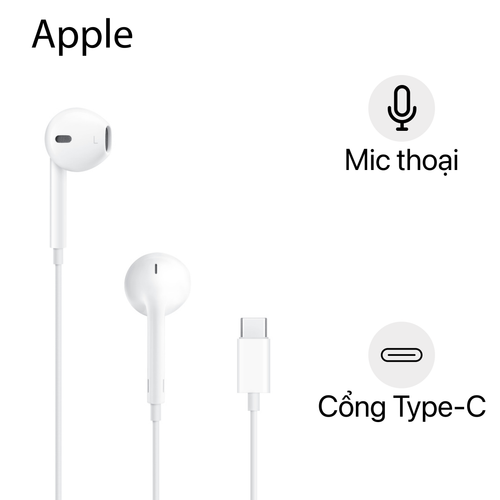 Tai Nghe Apple Earpods Usb - C Mtjy3Za/A | Chính Hãng Apple Việt Nam