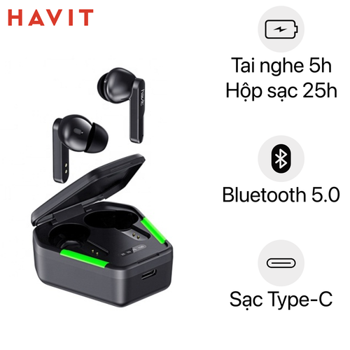 Tai nghe Bluetooth True Wireless Havit Gaming TW938