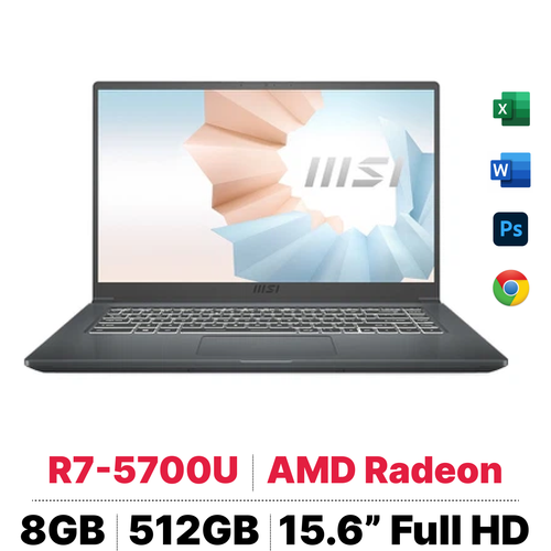 Laptop Msi Modern 15 A5M 235Vn - Cũ Xước Cấn