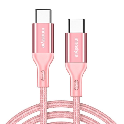Cáp Innostyle Powerflex Usb - C To Usb - C 60W 1.5 Mét - Hồng