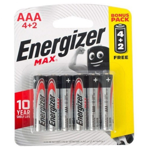 Pin Energizer Max Aaa E92Bp4+2