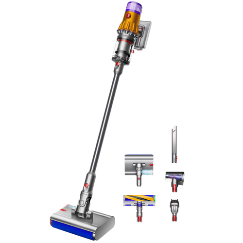 Máy hút bụi không dây Dyson V12s Detect Slim Submarine - Vàng/Xám, 60 phút hoạt động, HEPA