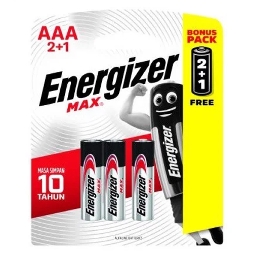 Pin Energizer Max Aaa E92Bp2+1