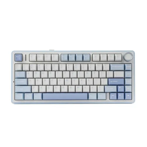 Bàn Phím Cơ Không Dây Aula F75 Ice Blue