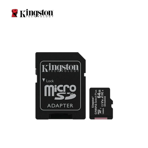 Thẻ Nhớ Microsd Kingston Class 10 64Gb (Kèm Adapter)