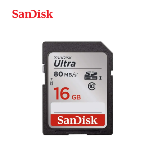 Thẻ Nhớ Sdhc Sandisk 16Gb Class 10 80Mb/S 