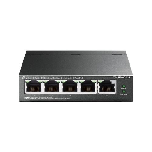 Bộ Chia Tín Hiệu Để Bàn 5 Cổng 10/100 Mbps Với 4 Cổng Poe Tp - Link Tl - Sf1005Lp