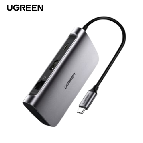 Hub Ugreen 7 In 1 Usb - C To Hdmi - Lan - Usb 3.0 - Sd/1F Cm121 50852