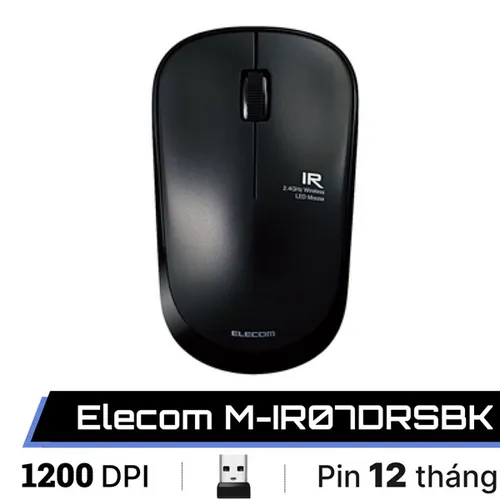 Chuột Không Dây Elecom M - Ir07Drsbk Silent - Cũ