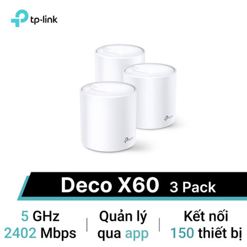 Wifi Mesh Tp - Link Deco X60 Wifi 6 Ax5400 (3 Pack)