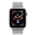 Apple Watch 4 44mm (GPS) Viền Nhôm Bạc - Dây Vải Bạc Chính hãng (MU6C2)