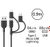 Cáp Anker PowerLine II 3 in 1 (0.9m) - A8436 (Lightning + Micro USB + Type C) Cũ