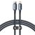 Cáp Baseus Crystal Shine USB-C to Lightning 1.2M-Đen